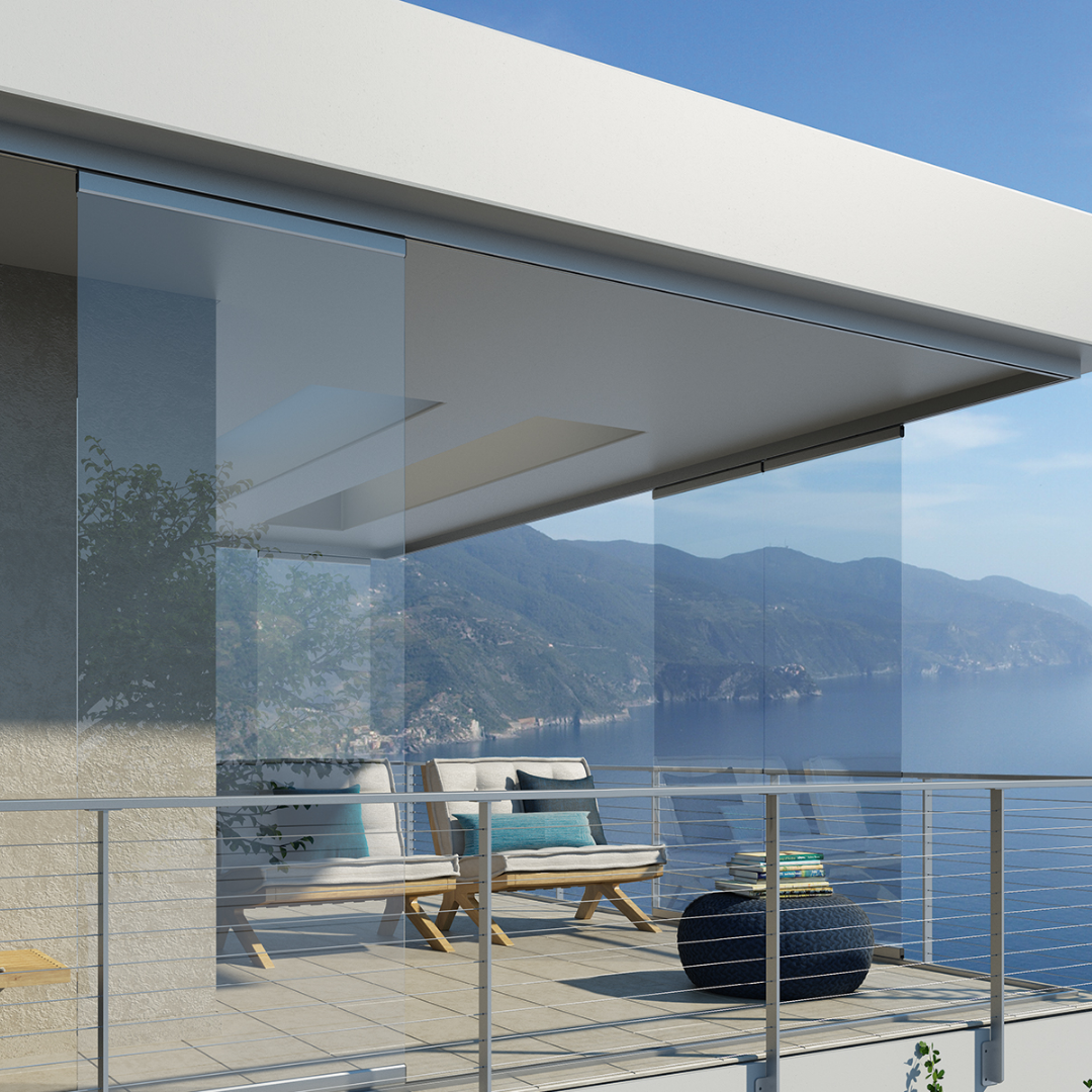 Варианты безрамного остекления 