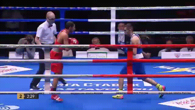 ХУДОЯН Эдмонд (красный угол) - МНАЦАКАНЯН Володя. Чемпионат России по боксу 2020. ФИНАЛ