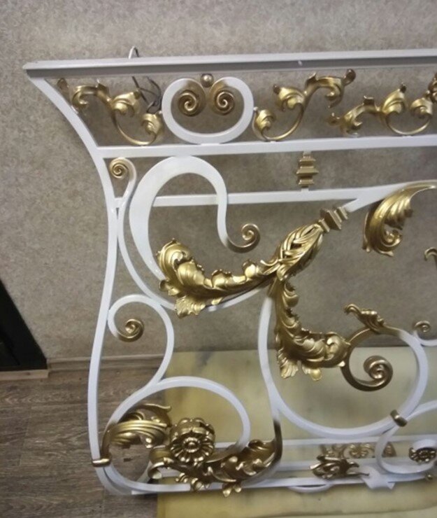 Примеры золотого патинирования