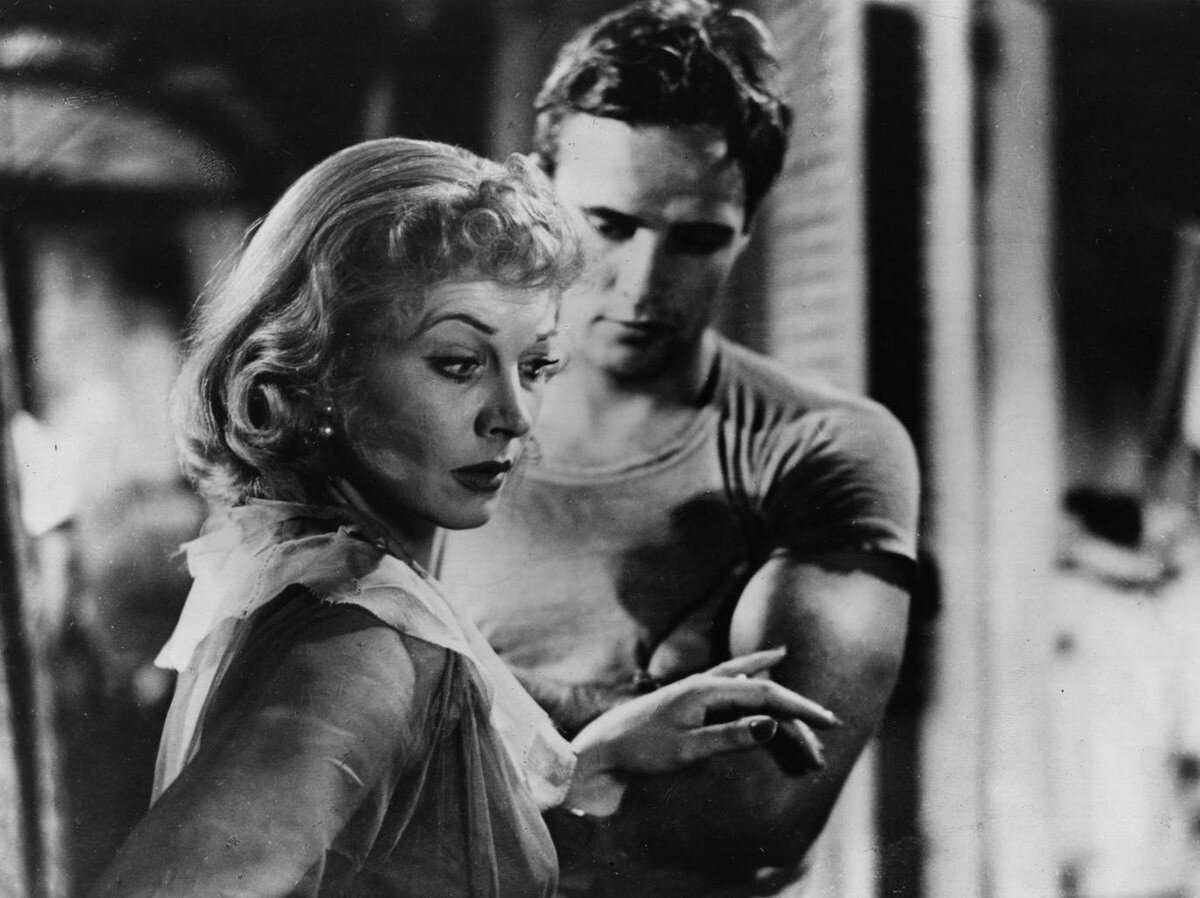 Кадр из фильма "Трамвай Желание", 1951 г.