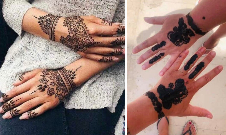 Источник: https://www.reddit.com/r/ExpectationVsReality/comments/n4ul2q/so_glad_it_was_done_with_henna/