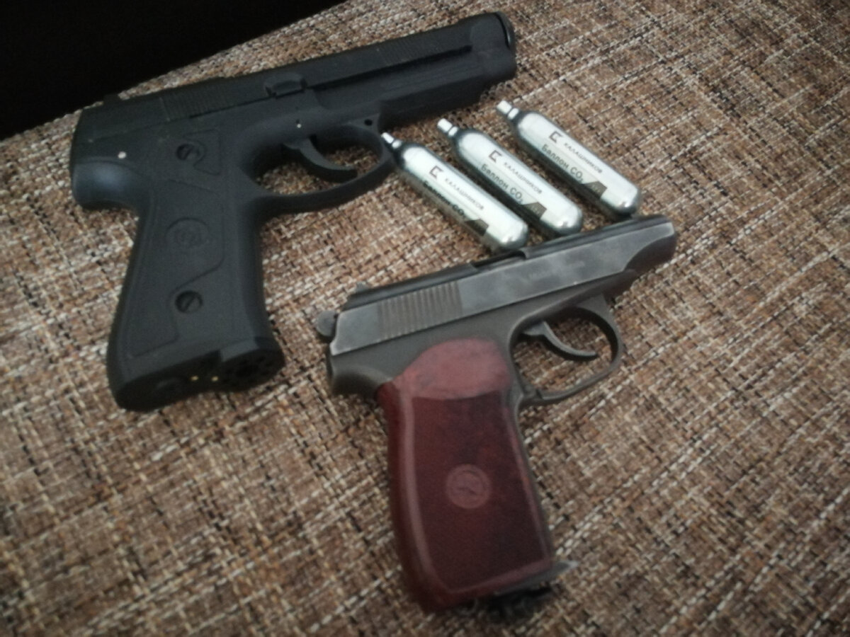 Атаман М1 и МР-654.