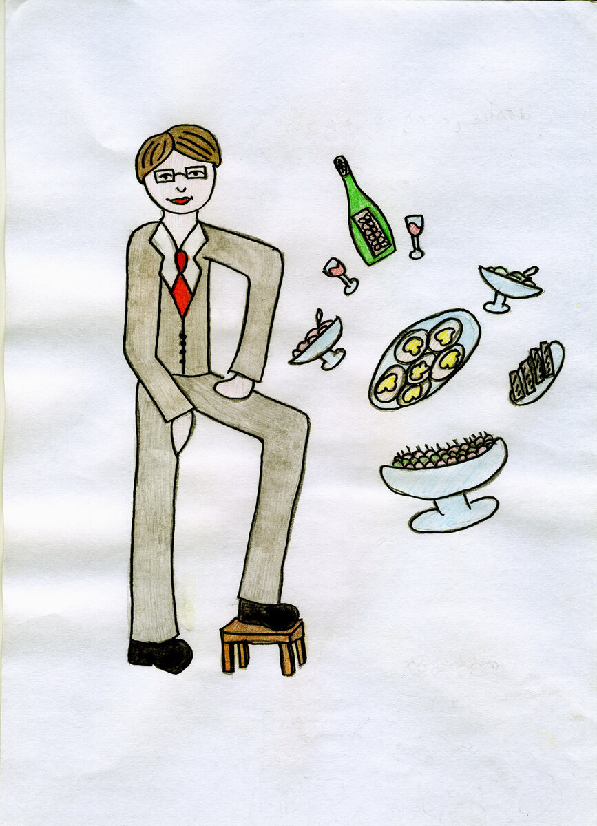 Рисунок Романовой Катерины. Серовская детская художественная школа