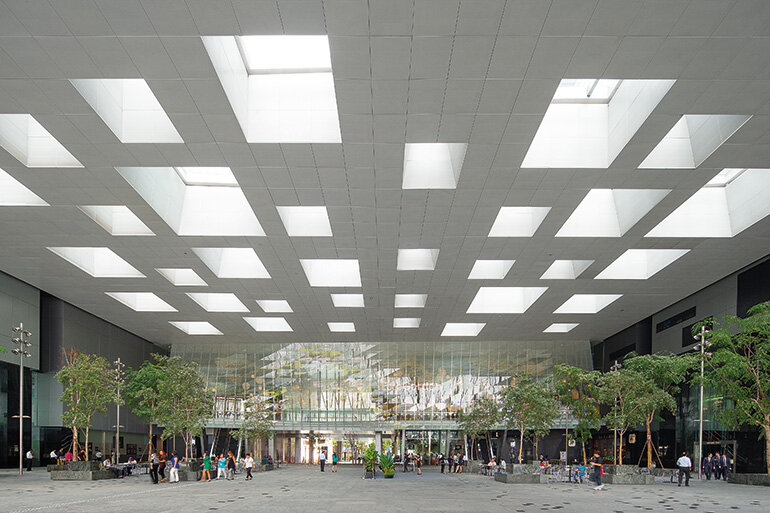 Asia Square by Denton Corker Marshall. Photography by John Gollings. 