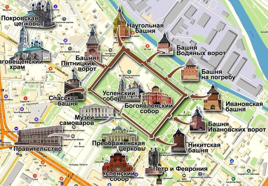 Plan of Tula by Sumarokov