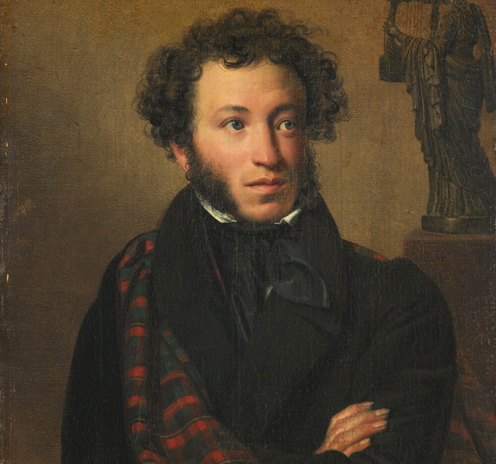 Александр Сергеевич Пушкин, худ. О. Кипренский, 1827 г. 