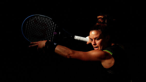    Греческая теннисистка Мария Саккари© AFP 2022 / CLIVE BRUNSKILL