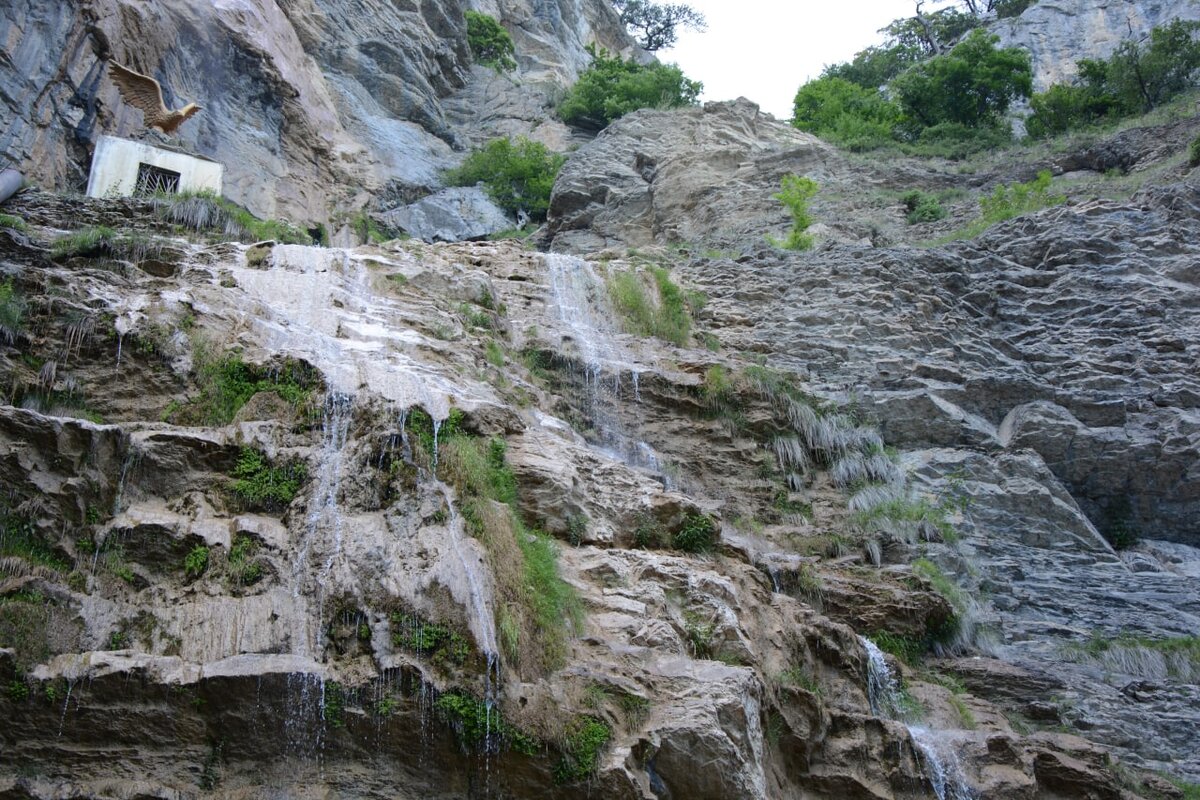 Учан-Су водопад замерз