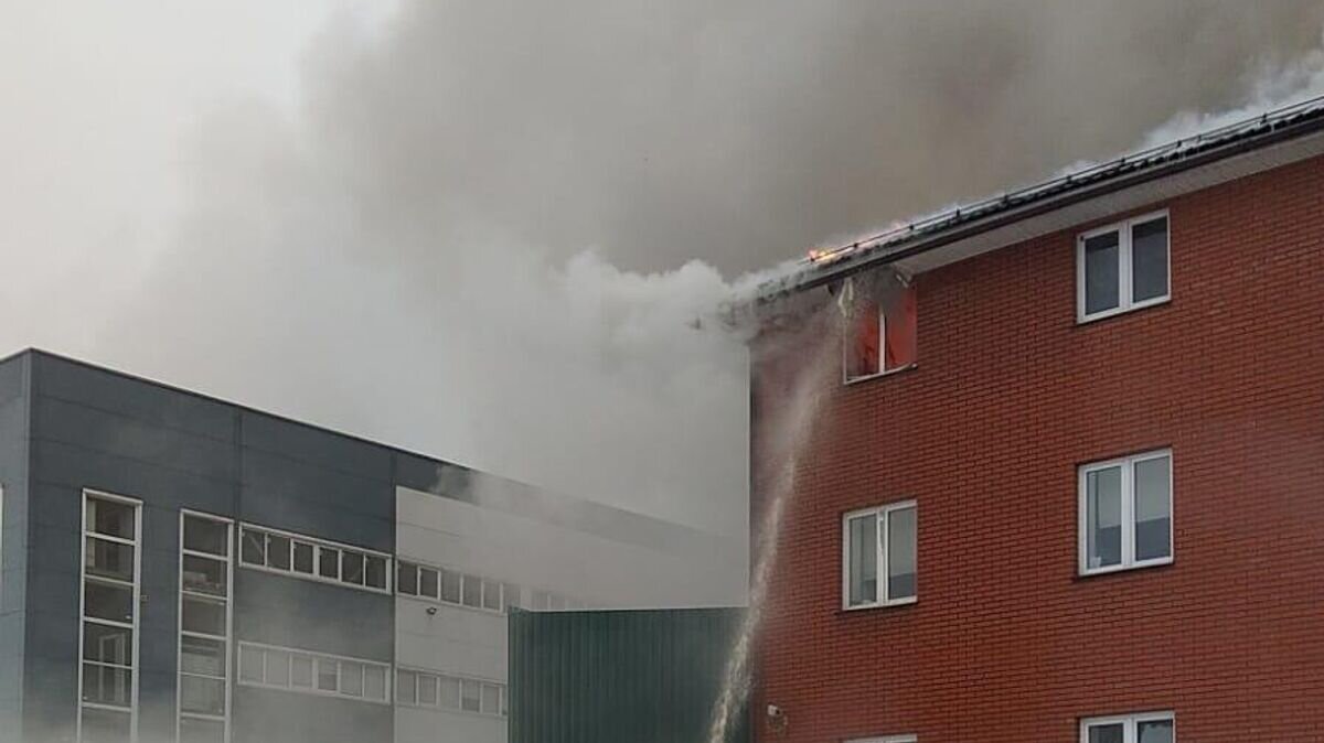    Пожар в Солнечногорске© Фото : Главное управление МЧС России по Московской области