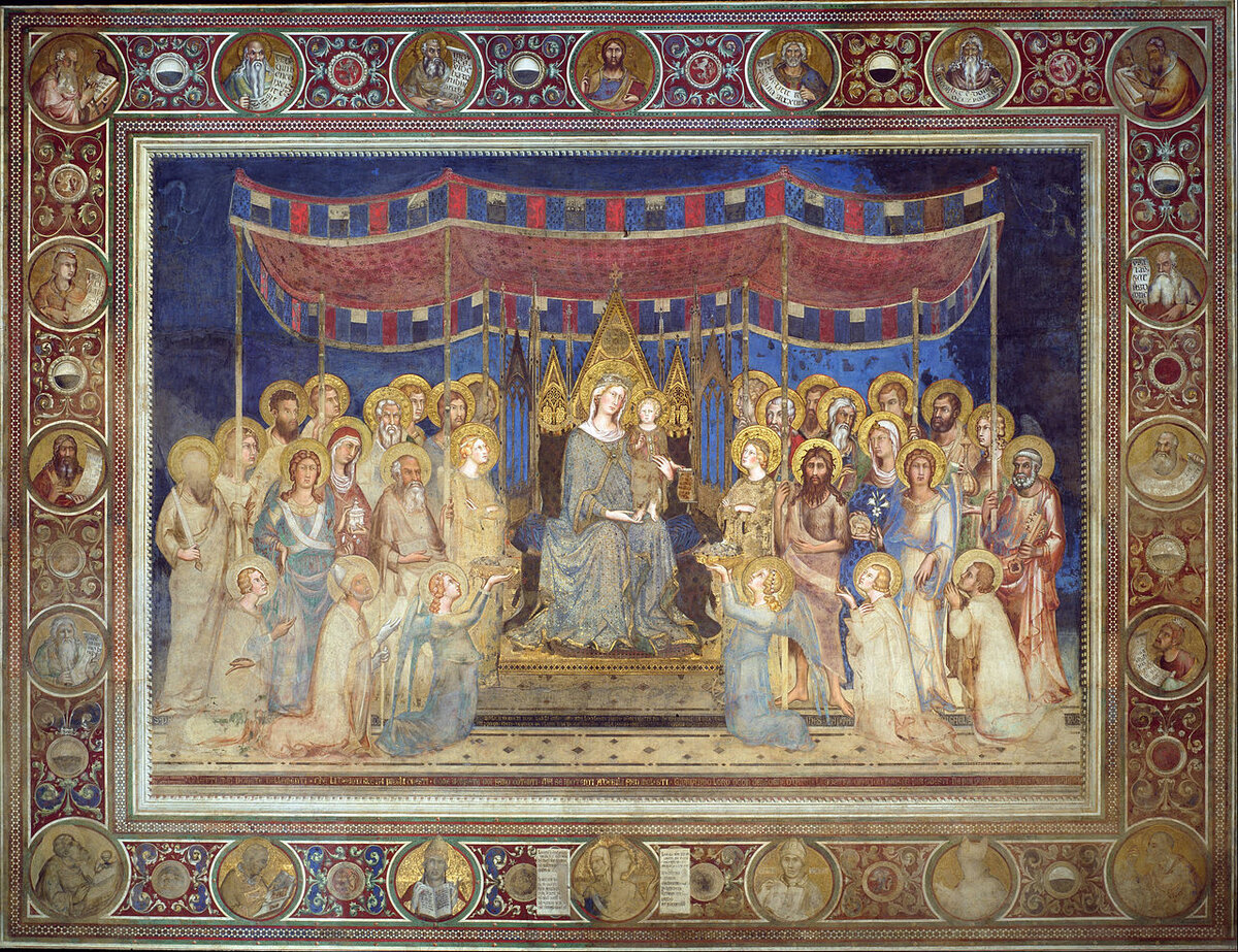 Маэста. 1315 г. Сиена. Palazzo Pubblico