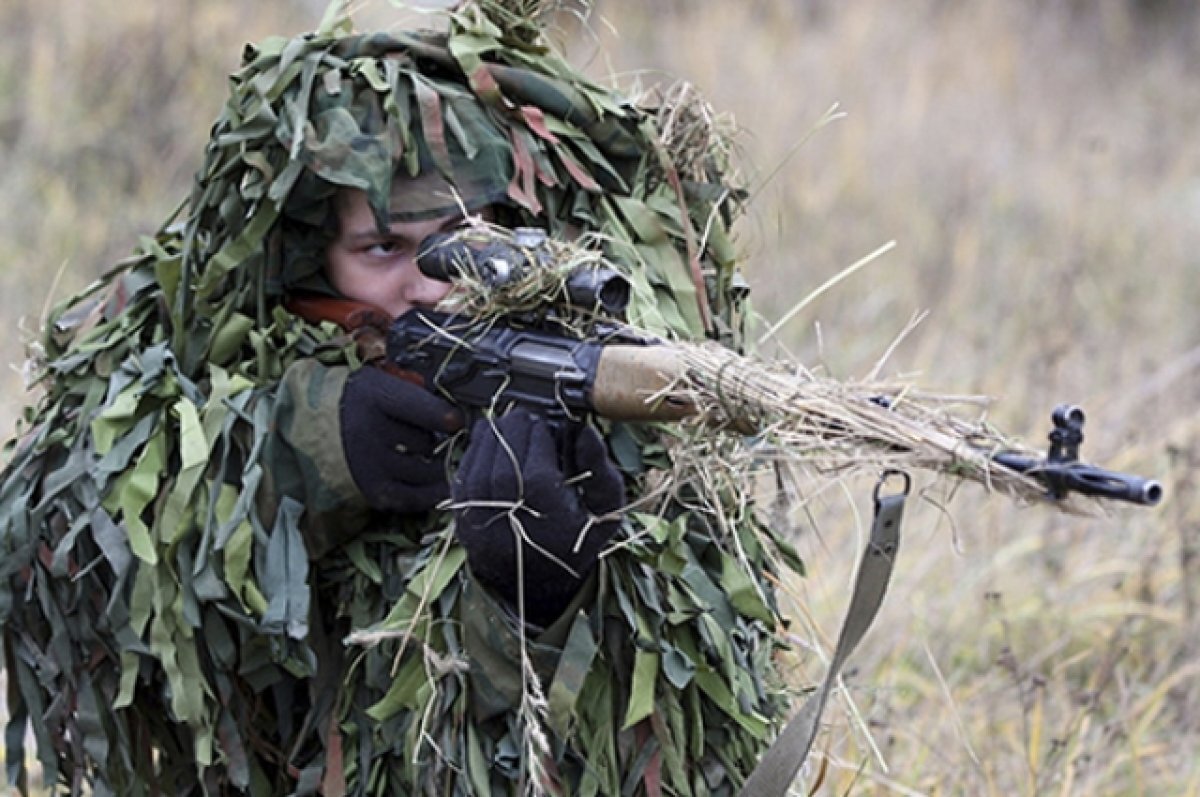    Российские снайперы уничтожили огневую точку ВСУ в ДНР
