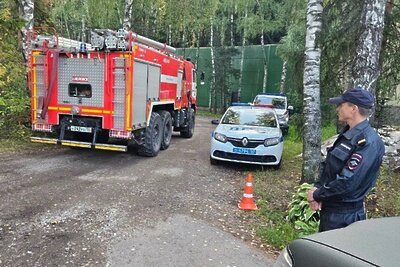    Сбитый БПЛА в Истре ©Telegram-канал главы городского округа Истра Татьяны Витушевевой