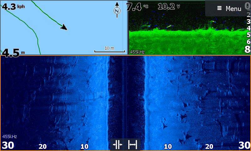 Карта глубин пяозеро высокого разрешения