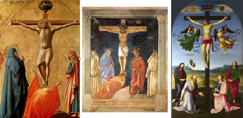 Мазаччо Пизанский полиптих. Кастаньо, роспись в Санта Мария Нуово. Рафаэль Распятие.