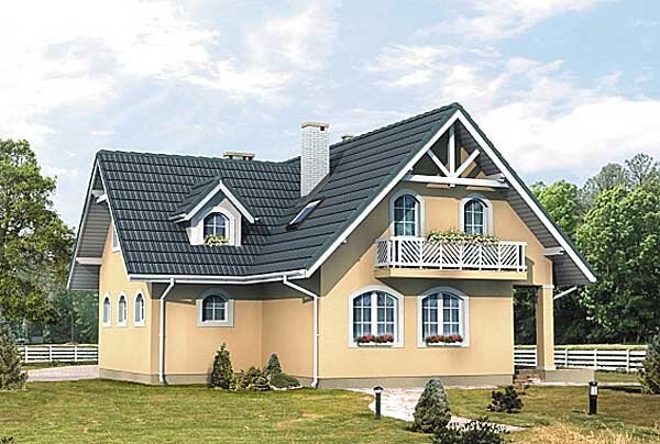 Технико-экономические показатели:   ✔ Полезная площадь - 164,6м²;  ✔ Площадь застройки - 134,6м²;     ✔ Кубатура (объём) - 660,0 м³;    ✔ Угол наклона крыши - 45°;   ✔ Высота до конька – 8,4м;    ✔ Площадь гаража – 18,50 м².