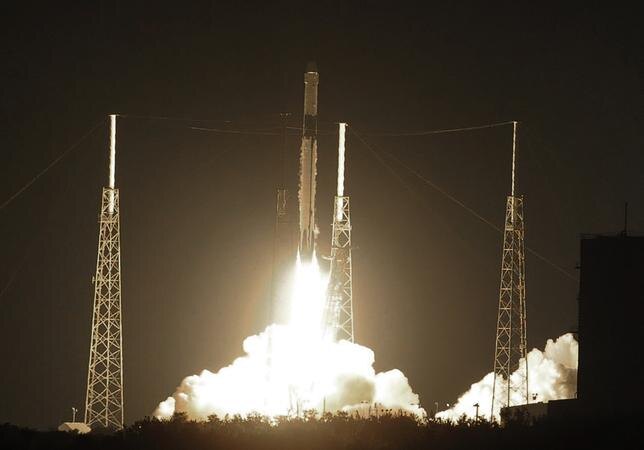 Запуск Falcon 9 в начале мая 2019 года.