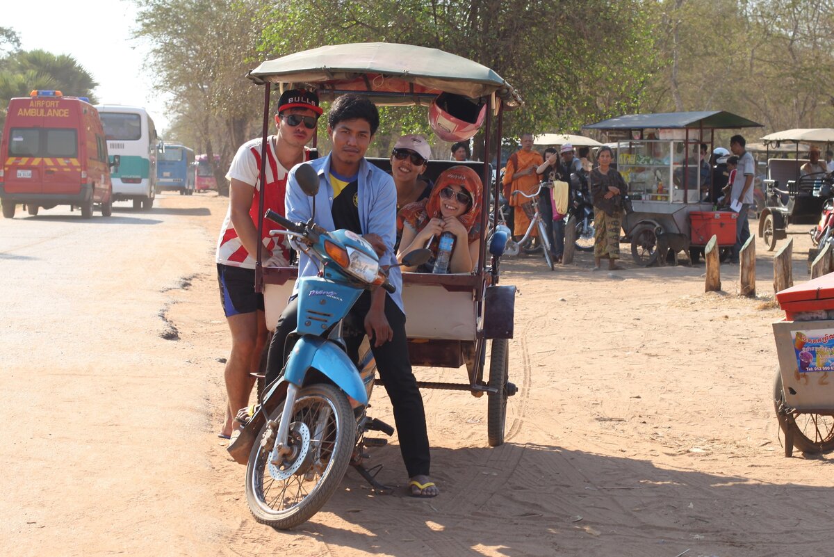 Совместное фото с водителем