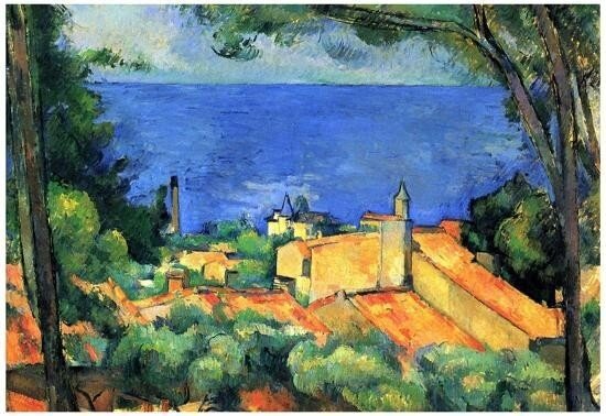 Paul Cezanne "l'estaque"
