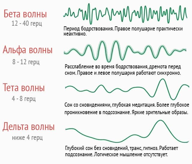 Тете волны мозга