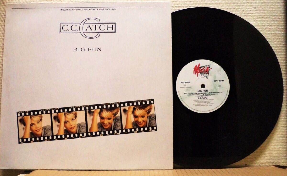 Конверт и пластинка CC Catch – Big Fun (1988), на которой вышла эта песня.
