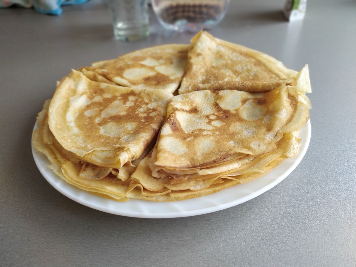 Блины на молоке