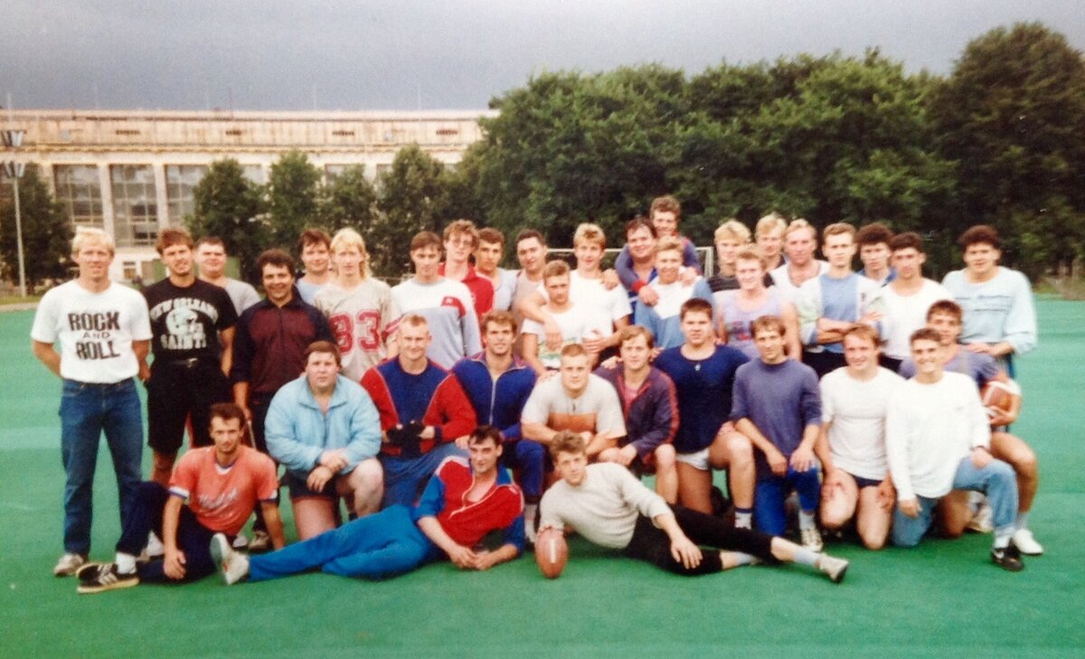 Команда "Московские Орлы", 1990 год. Фото: Алексей Геец, личный архив