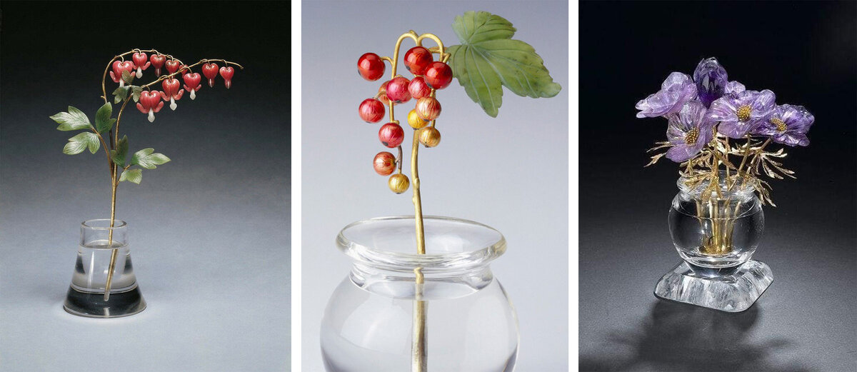 Букеты от Фаберже это вообще нечто шедевральное