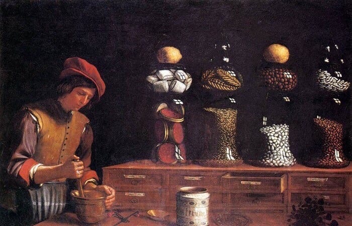 Лавка пряностей. Паоло Барбиери, 1637. 