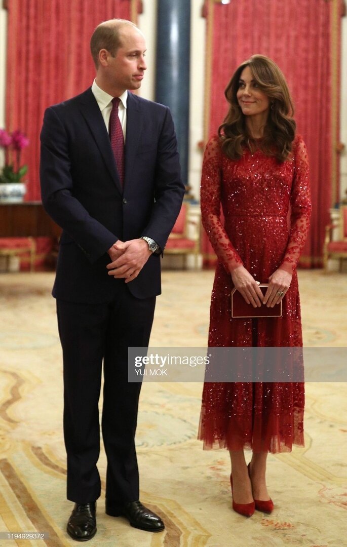 Принц Уильям и Кейт Миддлтон на саммите в Букингемском дворце