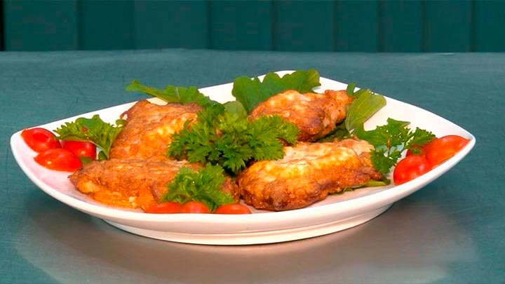 Свинина в сырной корочке