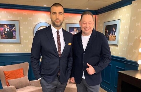 Леонид Слуцкий и Иван Ургант. Фото instagram.com/leonid.slutsky/  