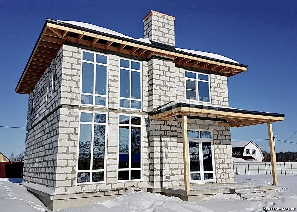 Дом из газобетона