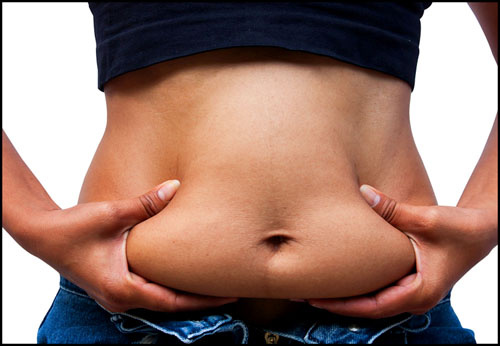 девушка с большим животом