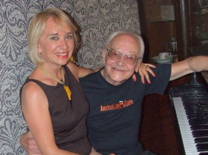 Аэлита Фитингофф и Александр Кублинский. фото с сайта press.lv.