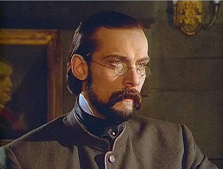 Кадр из сериала "Петербургские тайны". Князь Николай Чечевинский (Виктор Раков)