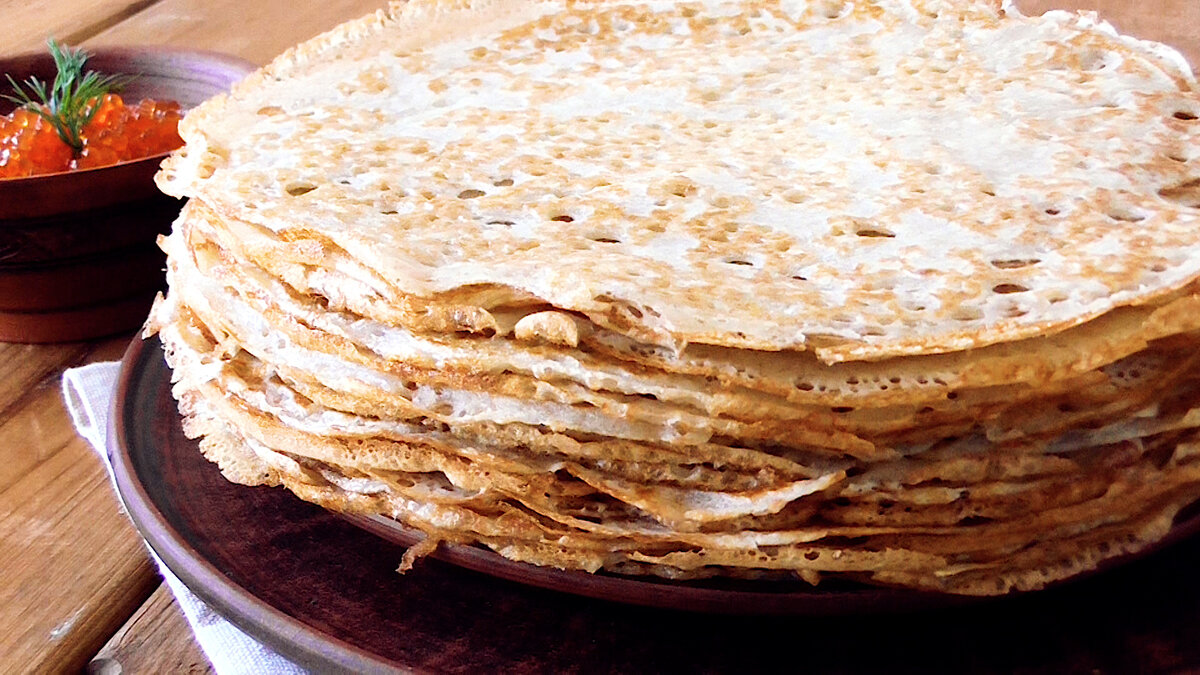 Эти Блины у нас самые Любимые! Блинчики на Ржаной Закваске, рецепт с фото и видео