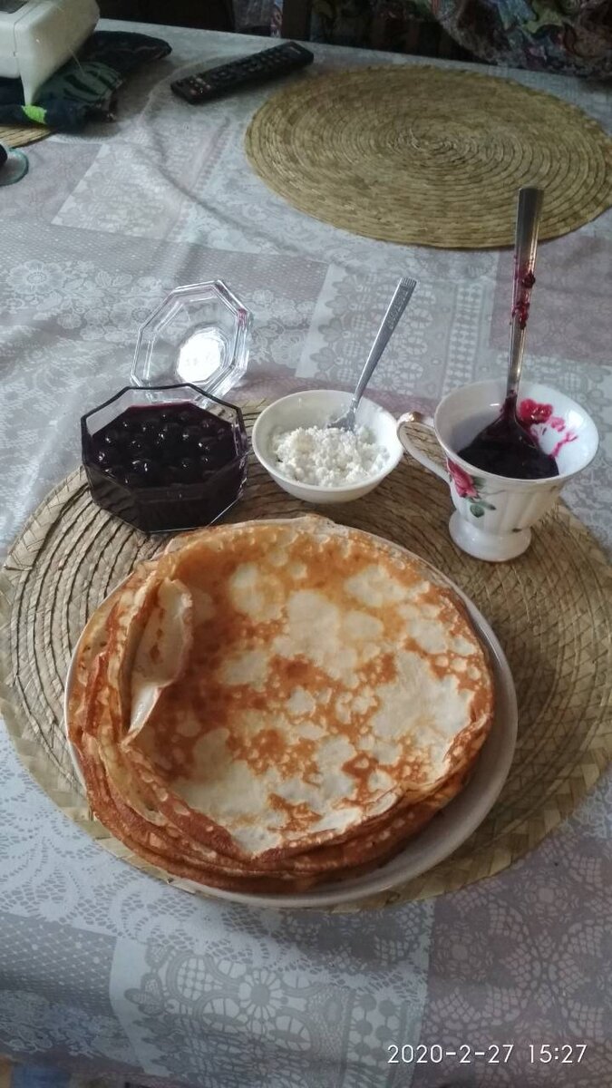 Провожаю масленицу-)