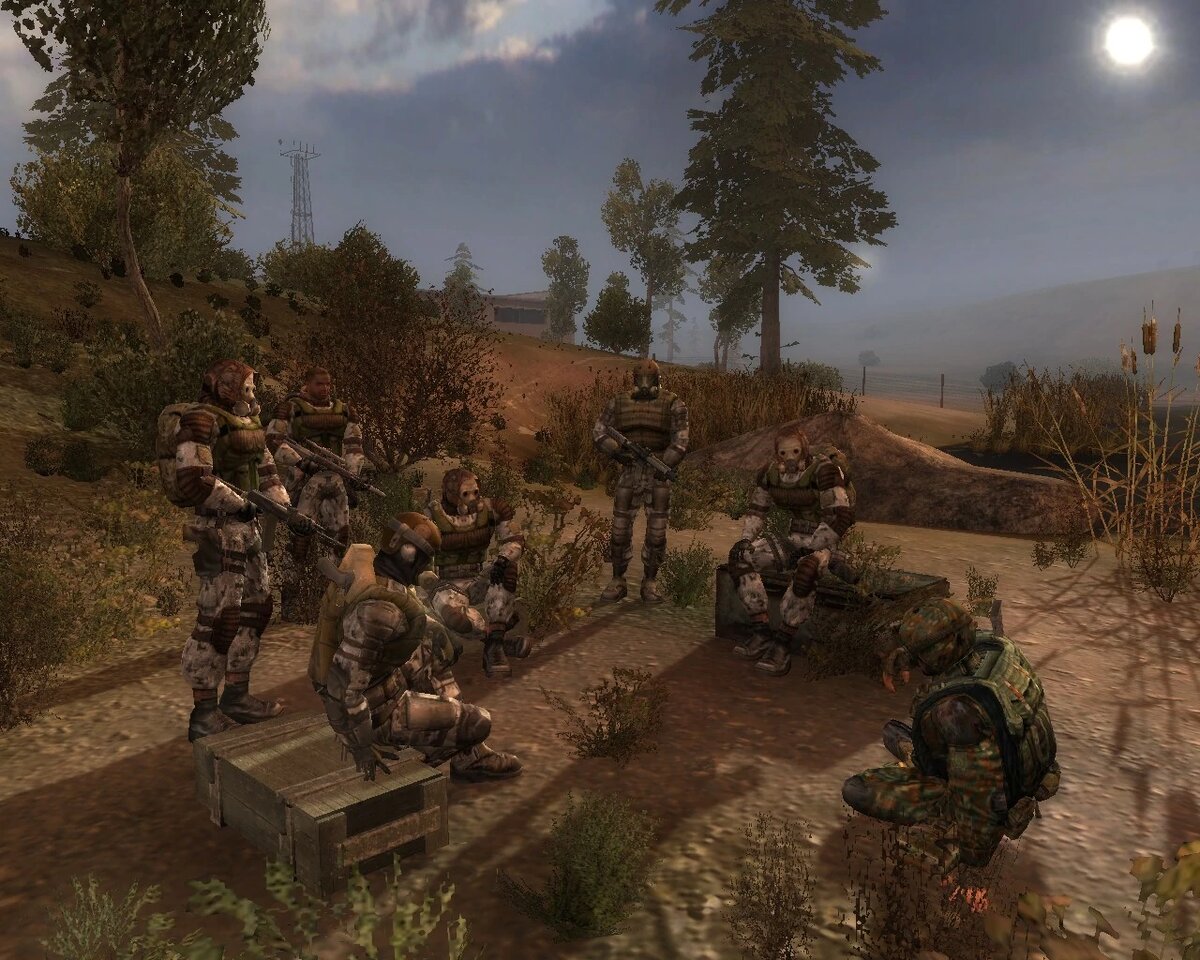 Группа Бродяги в "Зов Припяти".