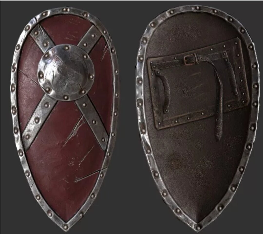 Древнерусский щит - капля