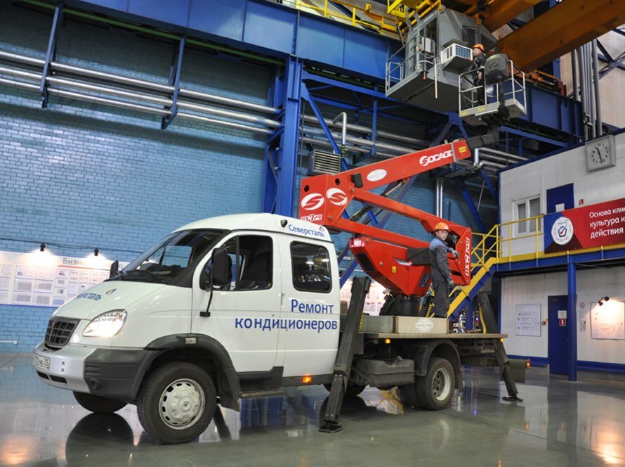 На промплощадке Череповецкого металлургического комбината находятся в эксплуатации более 6000 кондиционеров