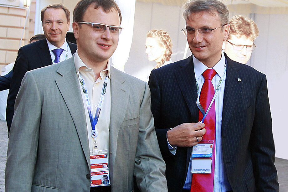 Олег Греф (слева) и Герман Греф
Фото: Валерий Левитин/РИА Новости