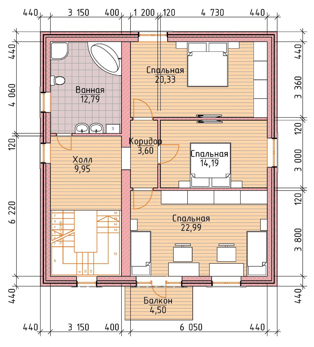 Нужен дом на 6-7 человек?Двухэтажный 5-ти комнатный дом общей площадью 180 м² из кирпича ??