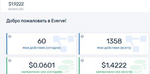 Скриншот с кабинета