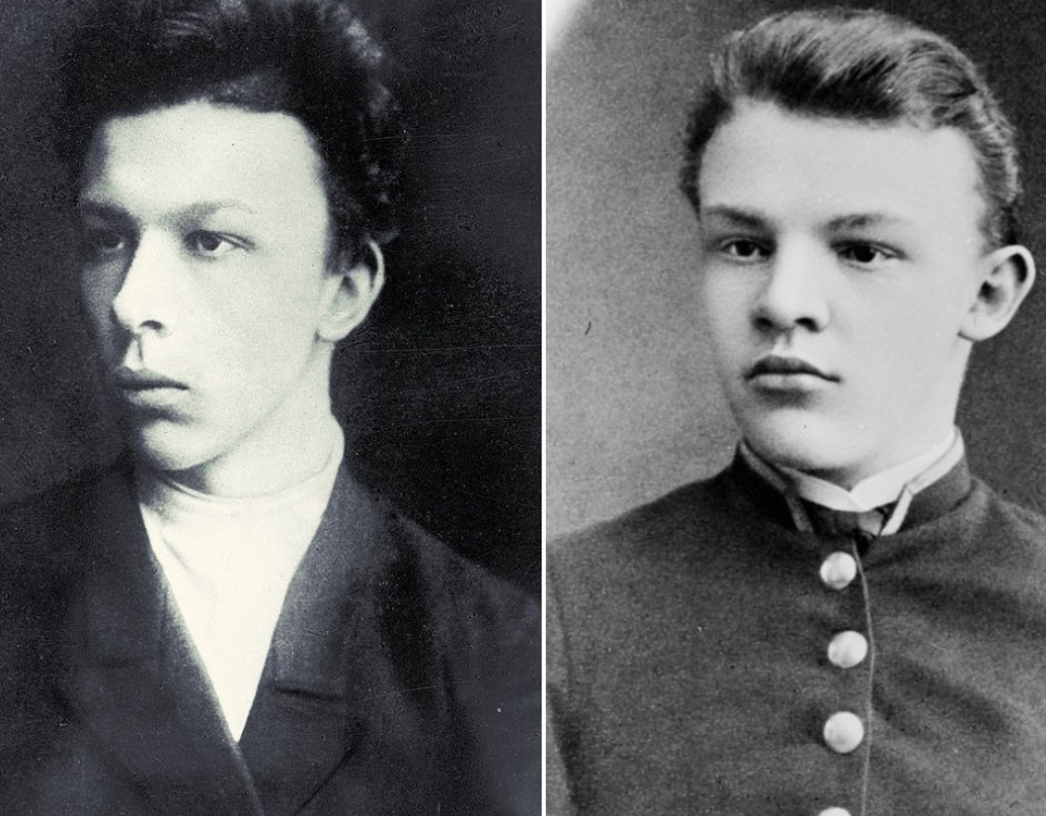 Владимир (справа) и Александр в 1887 году | 90ые