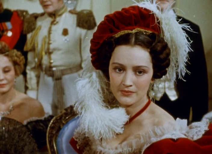 Ариадна Шенгелая в роли Татьяны Лариной в фильме "Евгений Онегин" (1958). Актрисе в 1958-м был 21 год.