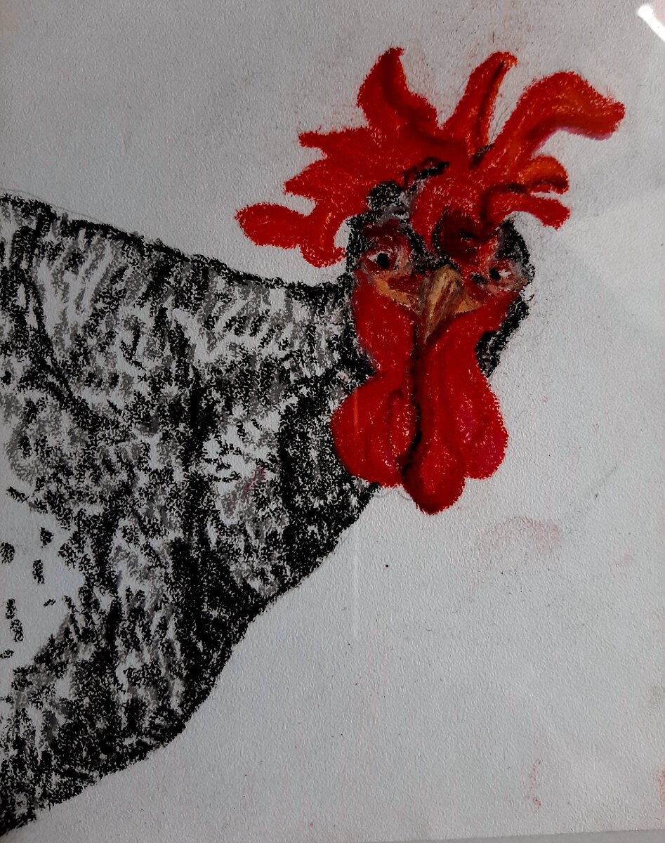 Рисунок пастелью находится в частной коллекции. Автор рассказа и рисунка один.
