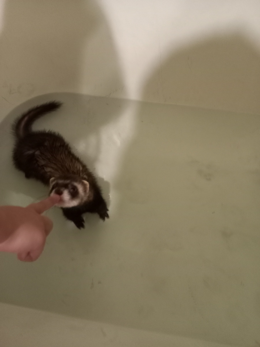 Милаша принмает ванну