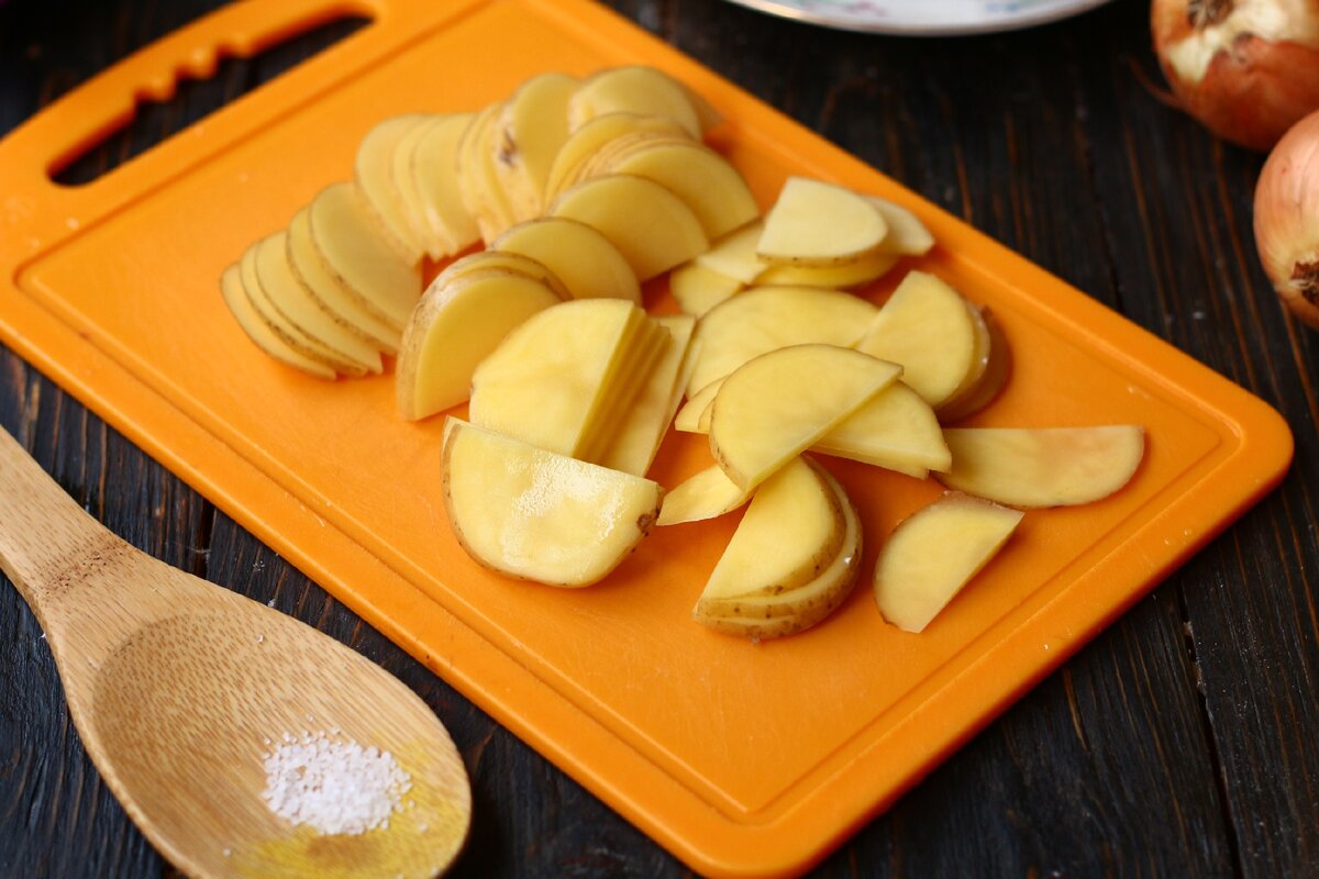 Режу картошку