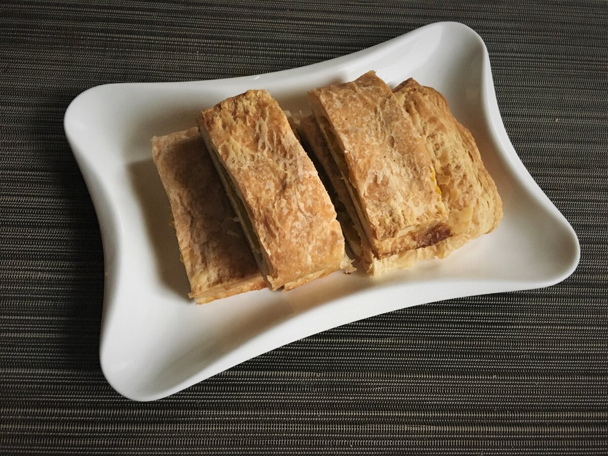 Слойка с тыквой и мягким сыром - отличное начало дня