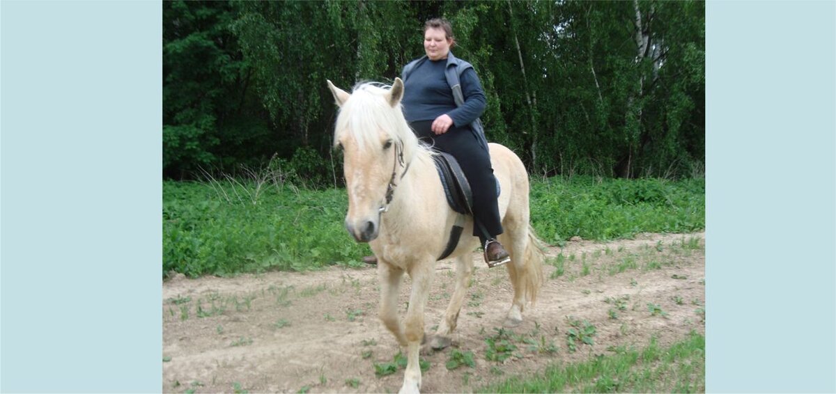 2013г. Вес 110 кг. Верхом по 15 мин. Фото автора